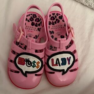 Sophia Webster Vibrant Pink Kids Sandals